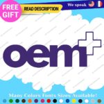 Fits OEM + Stickers Vinyl Decals Euro JDM Plus Drift Race Ride Stock Parts - Image 10