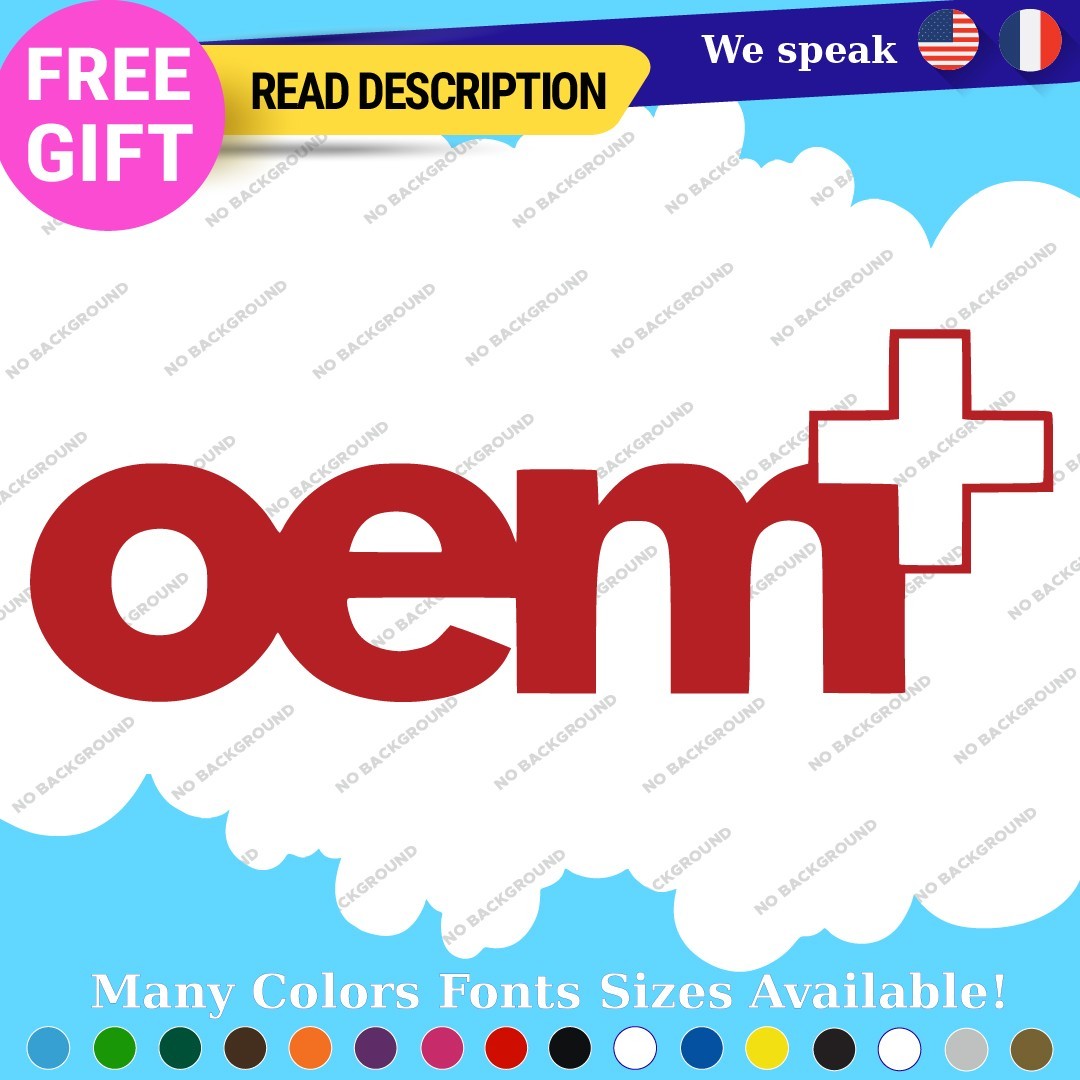 Fits OEM Stickers Vinyl Decals Euro JDM Plus Drift Race Ride Stock Parts 297714297869 Fits OEM + Stickers Vinyl Decals Euro JDM Plus Drift Race Ride Stock Parts - Image 1