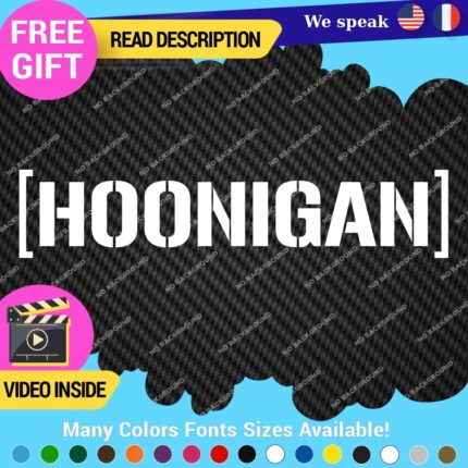 Hoonigan Memorial Windshield Decal Stickers Vinyl Car Ken Drift Peace Hoon JDM