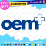 Fits OEM + Stickers Vinyl Decals Euro JDM Plus Drift Race Ride Stock Parts - Image 15