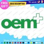 Fits OEM + Stickers Vinyl Decals Euro JDM Plus Drift Race Ride Stock Parts - Image 17