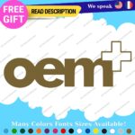 Fits OEM + Stickers Vinyl Decals Euro JDM Plus Drift Race Ride Stock Parts - Image 23