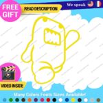 Domo Kun Monster Peeking Fun Decal Sticker Vinyl Illest Drift Dub Turbo JDM Car - Image 4