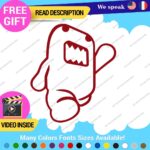 Domo Kun Monster Peeking Fun Decal Sticker Vinyl Illest Drift Dub Turbo JDM Car - Image 5