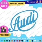 Fits Audi Old Vintage 1909 Ring Decals Stickers Vinyl Quattro Sport Racing Car - Image 5