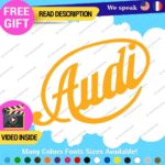 Fits Audi Old Vintage 1909 Ring Decals Stickers Vinyl Quattro Sport Racing Car - Image 7