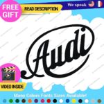 Fits Audi Old Vintage 1909 Ring Decals Stickers Vinyl Quattro Sport Racing Car - Image 9