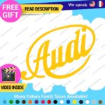 Fits Audi Old Vintage 1909 Ring Decals Stickers Vinyl Quattro Sport Racing Car - Image 10