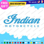 Fits Indian Motorcycle Decals Stickers Vinyl Cycle Challenger Bike Tank  Bike - Image 21
