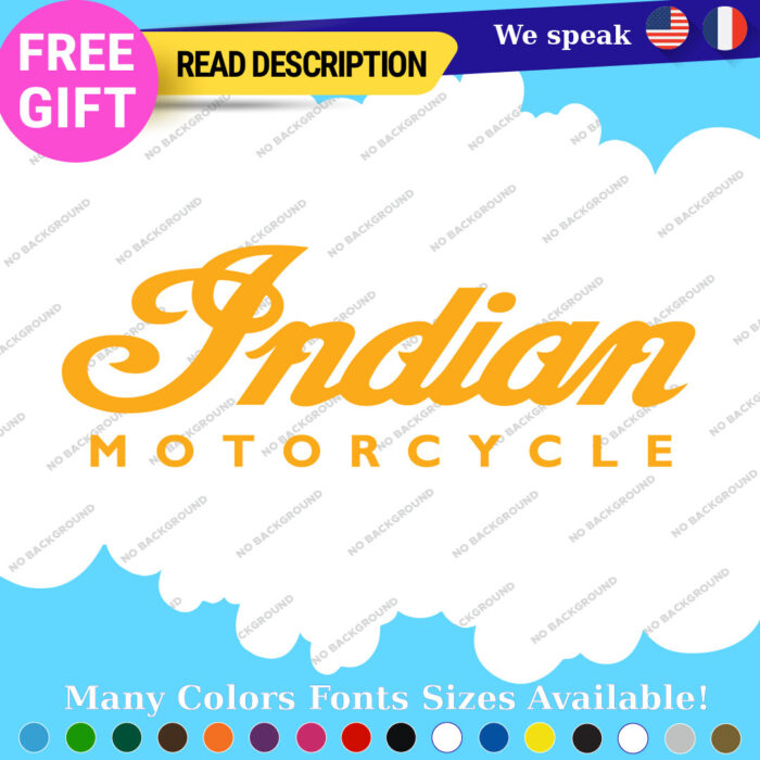 Fits Indian Motorcycle Decals Stickers Vinyl Cycle Challenger Bike Tank  Bike - Image 23