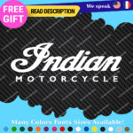 Fits Indian Motorcycle Decals Stickers Vinyl Cycle Challenger Bike Tank  Bike - Image 24