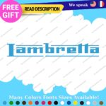 Fits Lambretta Decals Stickers Vinyl Scooter LI SX TV Moto Vespa Shield Italian - Image 20