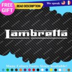 Fits Lambretta Decals Stickers Vinyl Scooter LI SX TV Moto Vespa Shield Italian - Image 23