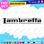 Fits Lambretta Decals Stickers Vinyl Scooter LI SX TV Moto Vespa Shield Italian - Image 25