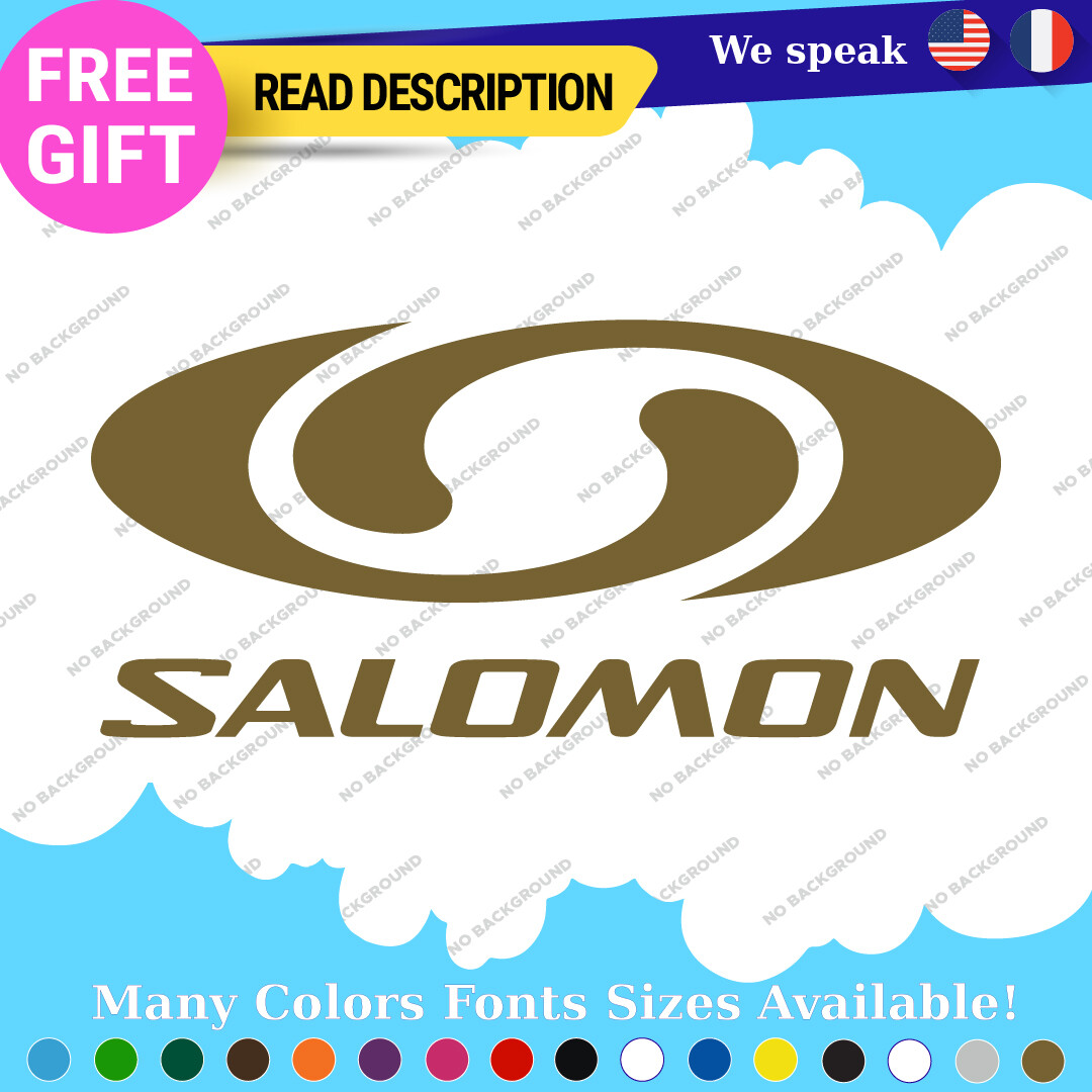 Fits Salomon Ski Decals Vinyl Stickers Shoes Snowboard Snow Board Boots Binding 297353864979 Fits Salomon Ski Decals Vinyl Stickers Shoes Snowboard Snow Board Boots Binding - Image 1