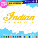 Fits Indian Motorcycle Decals Stickers Vinyl Cycle Challenger Bike Tank  Bike - Image 26