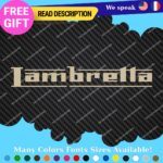 Fits Lambretta Decals Stickers Vinyl Scooter LI SX TV Moto Vespa Shield Italian - Image 29