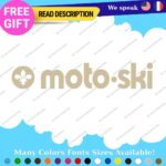 Fits MOTO-SKI Decals Stickers Vinyl Ski Moto Old Snow Vintage Antique Snowmobile - Image 41