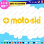 Fits MOTO-SKI Decals Stickers Vinyl Ski Moto Old Snow Vintage Antique Snowmobile - Image 29