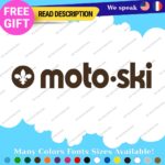 Fits MOTO-SKI Decals Stickers Vinyl Ski Moto Old Snow Vintage Antique Snowmobile - Image 40