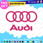 Fits Audi Quattro AWD Stickers Decals Vinyl Sport Ring Racing Line S Car e-tron - Image 12