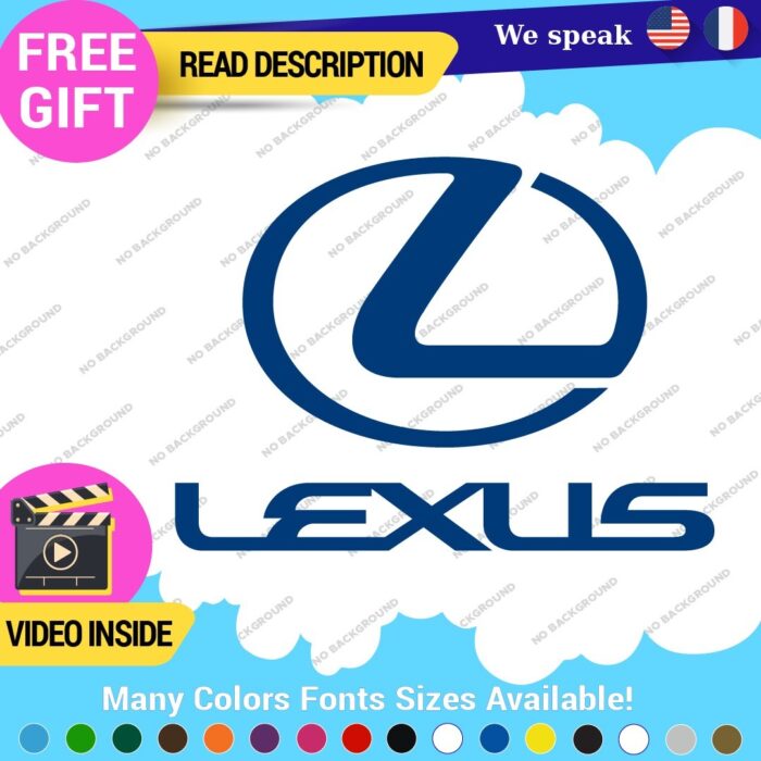 Fits Lexus Sport Decals Stickers Vinyl Racing Car Emblem Truck Race Class SUV - Image 12