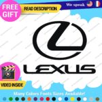 Fits Lexus Sport Decals Stickers Vinyl Racing Car Emblem Truck Race Class SUV