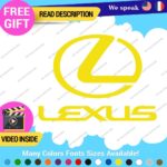 Fits Lexus Sport Decals Stickers Vinyl Racing Car Emblem Truck Race Class SUV - Image 4