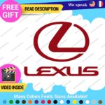 Fits Lexus Sport Decals Stickers Vinyl Racing Car Emblem Truck Race Class SUV - Image 5