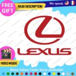 Fits Lexus Sport Decals Stickers Vinyl Racing Car Emblem Truck Race Class SUV - Image 6