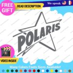 Fits Old Polaris Vintage Stars Stickers Decal Vinyl Red Assault Indy Snowmobile. - Image 11