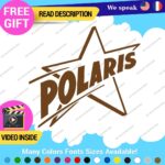 Fits Old Polaris Vintage Stars Stickers Decal Vinyl Red Assault Indy Snowmobile. - Image 12