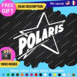 Fits Old Polaris Vintage Stars Stickers Decal Vinyl Red Assault Indy Snowmobile. - Image 13