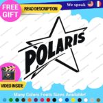 Fits Old Polaris Vintage Stars Stickers Decal Vinyl Red Assault Indy Snowmobile. - Image 3