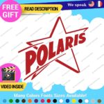 Fits Old Polaris Vintage Stars Stickers Decal Vinyl Red Assault Indy Snowmobile. - Image 5