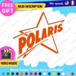 Fits Old Polaris Vintage Stars Stickers Decal Vinyl Red Assault Indy Snowmobile. - Image 6