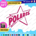 Fits Old Polaris Vintage Stars Stickers Decal Vinyl Red Assault Indy Snowmobile. - Image 7