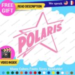 Fits Old Polaris Vintage Stars Stickers Decal Vinyl Red Assault Indy Snowmobile. - Image 8