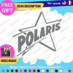 Fits Old Polaris Vintage Stars Stickers Decal Vinyl Red Assault Indy Snowmobile. - Image 10