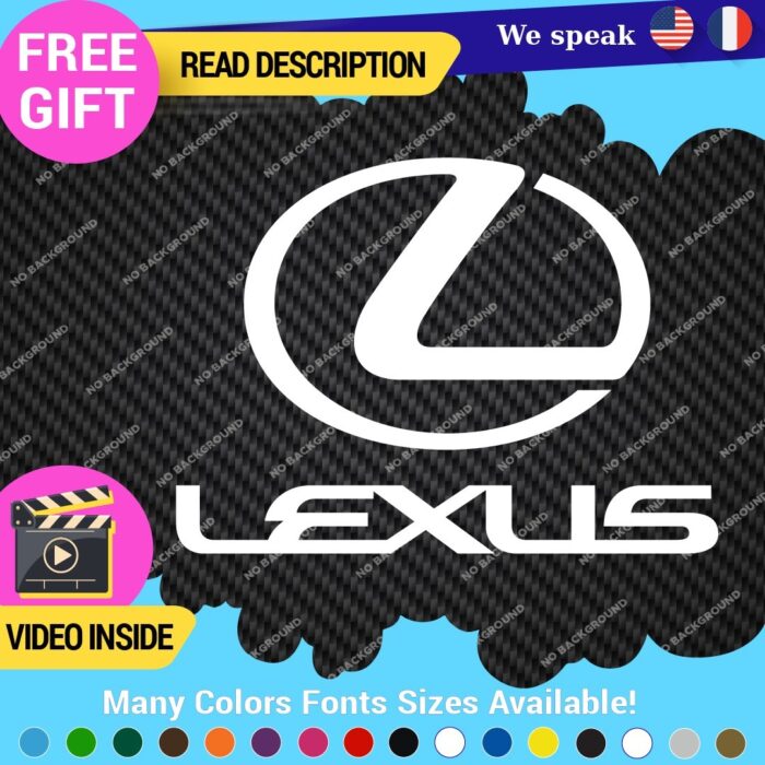 Fits Lexus Sport Decals Stickers Vinyl Racing Car Emblem Truck Race Class SUV - Image 25
