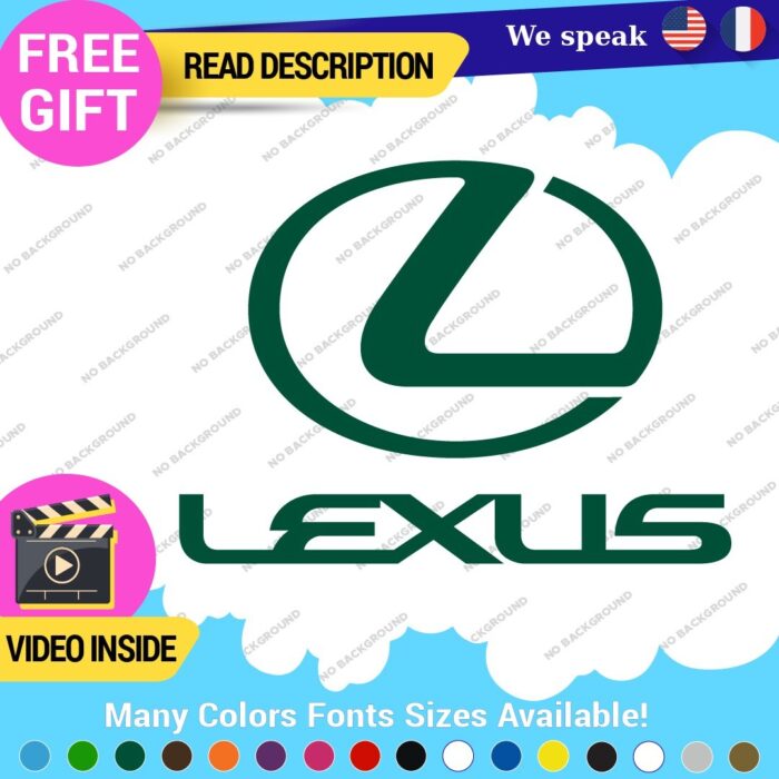Fits Lexus Sport Decals Stickers Vinyl Racing Car Emblem Truck Race Class SUV - Image 23