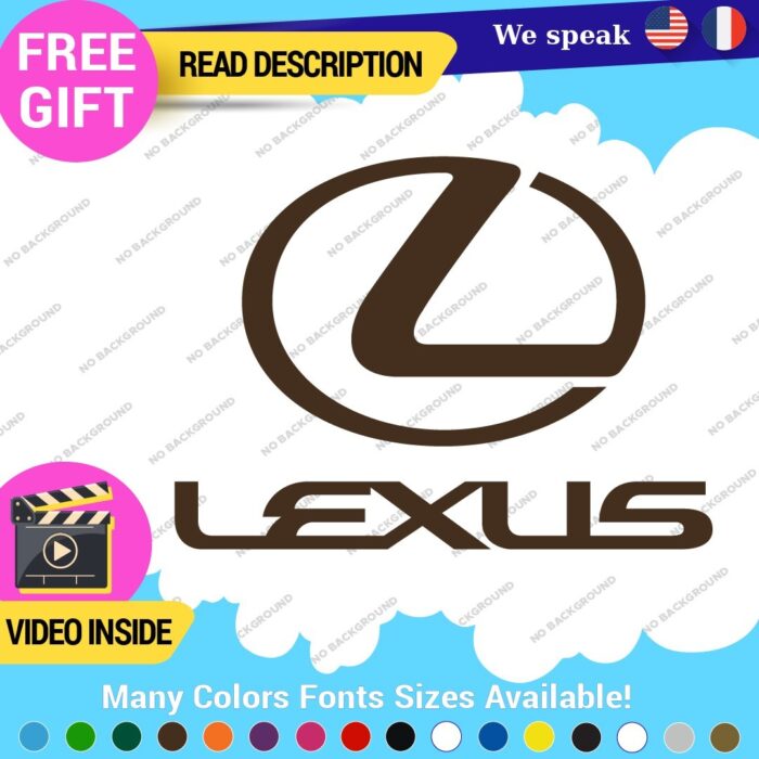 Fits Lexus Sport Decals Stickers Vinyl Racing Car Emblem Truck Race Class SUV - Image 18