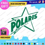 Fits Old Polaris Vintage Stars Stickers Decal Vinyl Red Assault Indy Snowmobile. - Image 20