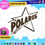 Fits Old Polaris Vintage Stars Stickers Decal Vinyl Red Assault Indy Snowmobile. - Image 22