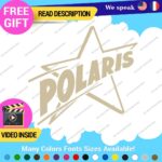 Fits Old Polaris Vintage Stars Stickers Decal Vinyl Red Assault Indy Snowmobile. - Image 23