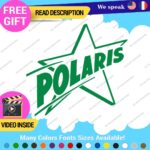 Fits Old Polaris Vintage Stars Stickers Decal Vinyl Red Assault Indy Snowmobile. - Image 21