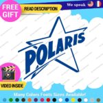 Fits Old Polaris Vintage Stars Stickers Decal Vinyl Red Assault Indy Snowmobile. - Image 19