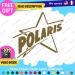 Fits Old Polaris Vintage Stars Stickers Decal Vinyl Red Assault Indy Snowmobile. - Image 24