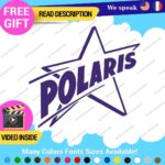 Fits Old Polaris Vintage Stars Stickers Decal Vinyl Red Assault Indy Snowmobile. - Image 16