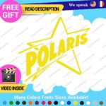 Fits Old Polaris Vintage Stars Stickers Decal Vinyl Red Assault Indy Snowmobile. - Image 15